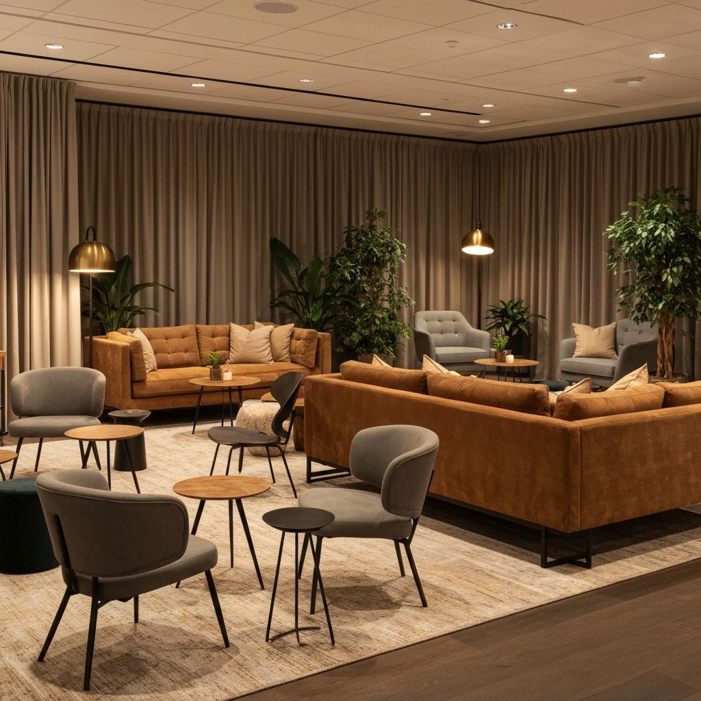 Event space lounge area